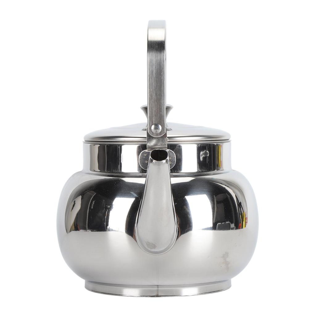 Stainless Steel Teapot with Removable Filter Metal Tea Kettle Coffee Table Serving Pot for Home Hotel Restaurant