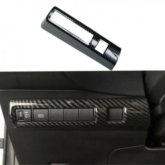For Toyota Corolla Trim - Headlight Switch Control Frame Carbon Fiber