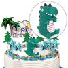 Cartoon Toys Dinosaur Cake Topper Handmade Party Decoration Wedding Birthday