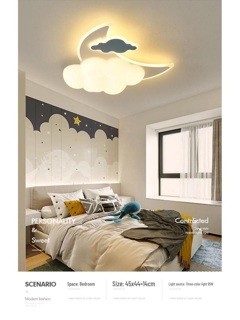 Modern Minimalist Children's Cartoon Ceiling Light for Bedroom