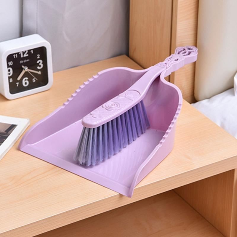 Household Cleaning Tool Small Sweeper And Dustpan Set For Tables Bed Quick Cleanup Desktop Use Cleaning Essential