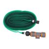 PVC Garden Watering Hose Bidirectional Quick Connector 15m Length Flexible Flat Soaking Hose
