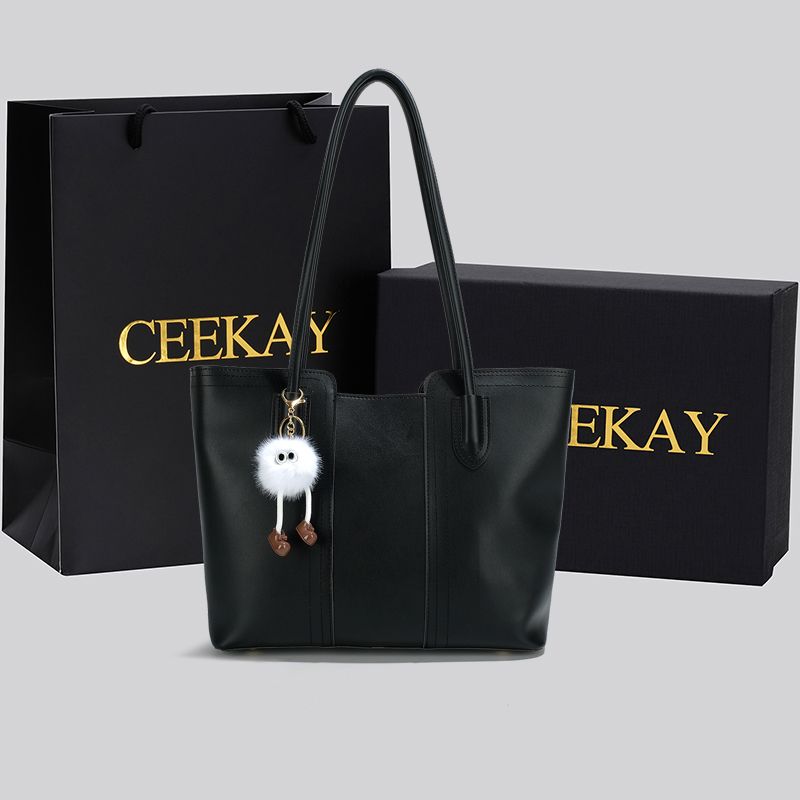 

Ceekay Genuine Goods Fancy Summer Casual Big Bag Black