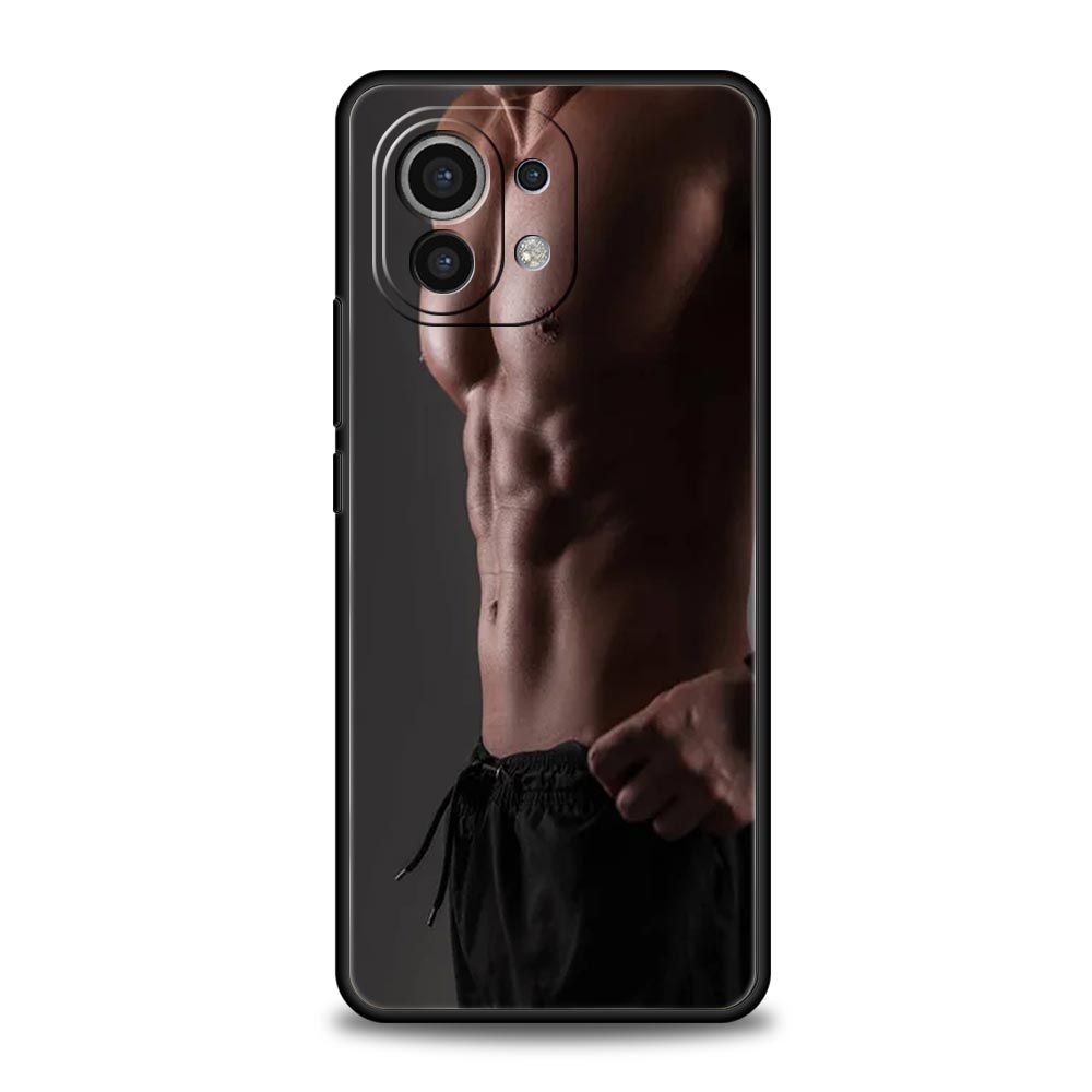 Phone Case Cover for Xiaomi Mi 17 15 14 13 12 11 Ultra 15T 14T 13T 12T 11T Pro Lite 5G Soft TPU Capas Sexy Muscle Man Fundas Bag