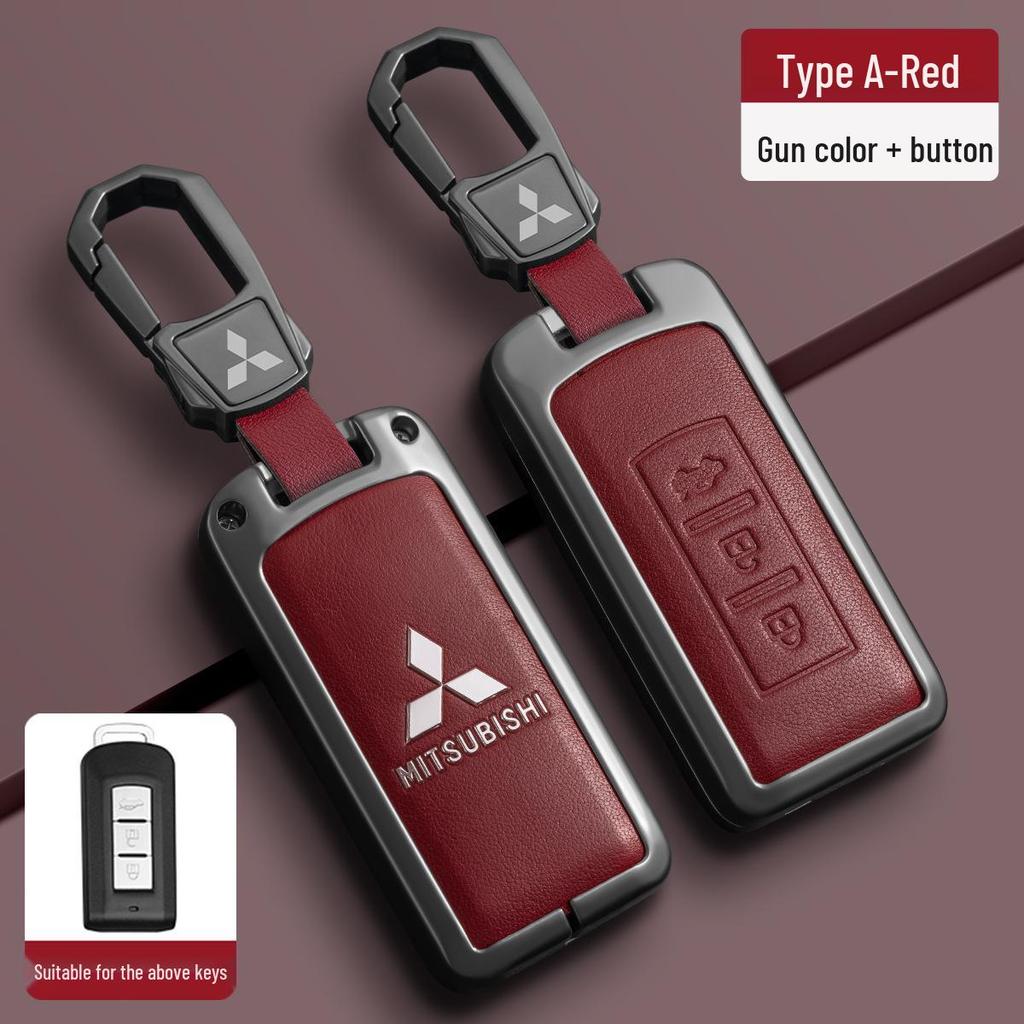 Mitsubishi Outlander/Eclipse/ASX/Pajero Key Case – High-Grade Shell Buckle