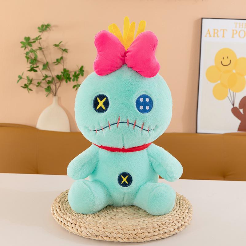 40cm Cute Stitch Friend Scrump Plush Toy Soft Stuffed Sleeping Pillow Plush Dolls Room Decoration Holiday Xmas Gift