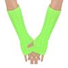 Cable Knit Fingerless Arm Warmers - Thick Winter/Autumn Long Gloves