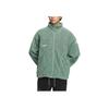 Adidas Sportswear Lounge Jacket With Solid Color Logo Unisex Outerwear Silver Gray Green IQ1368
