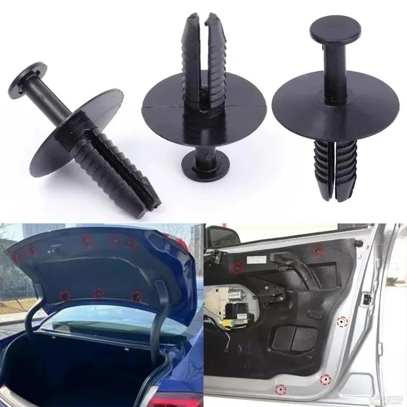 10-50sets Bumper Trim Buckles Cars Rivet Clips Doors Sill Fixing Clips Wheel Arch Clip for Mercedes-Benz BMW357 Auto Accessories