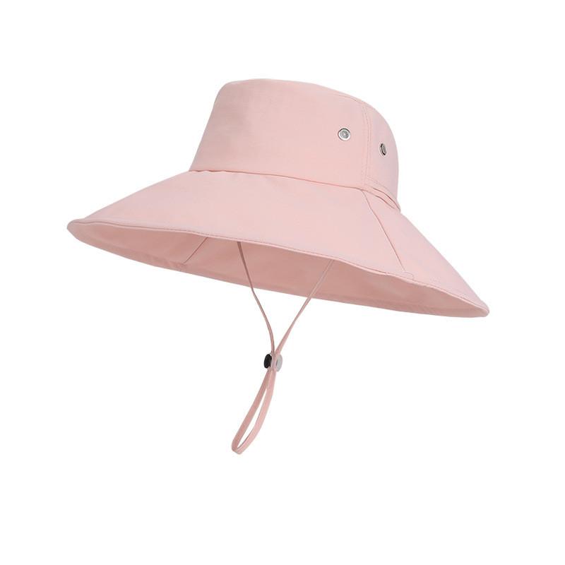 Outdoor Wide Brim Sun Hat With Adjustable Fit For Hiking And Camping