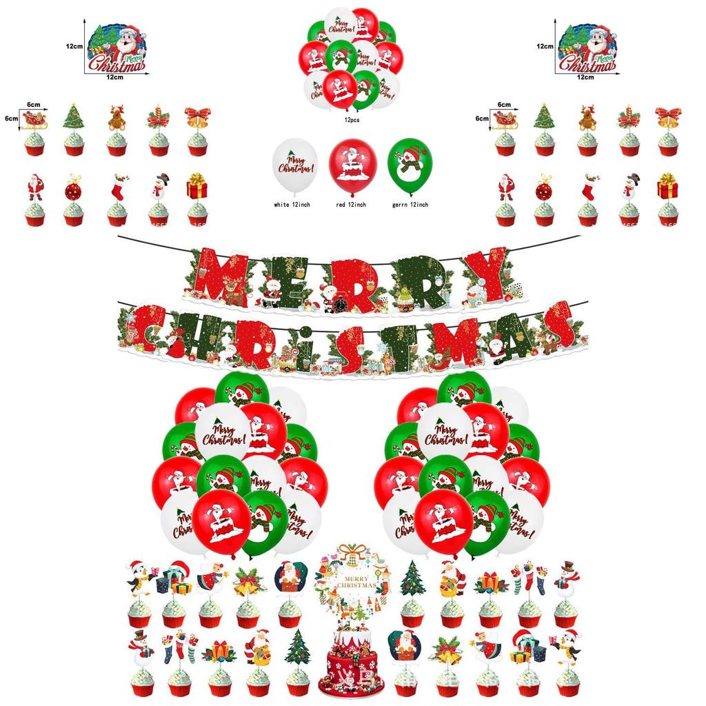 Valued Merry Christmas Party Decorations Kit Complete Pack For A Memorable Celebration
