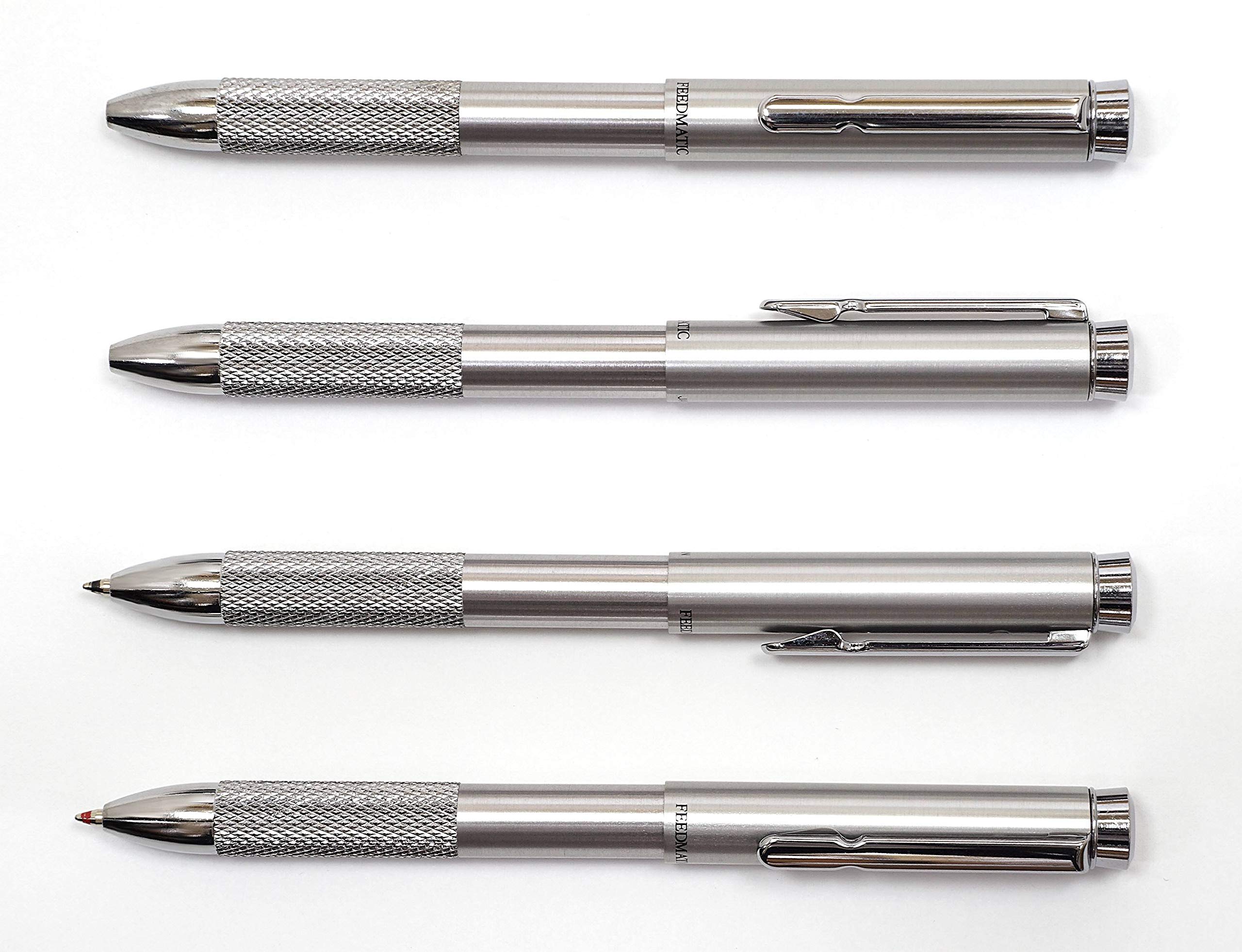 

Сделано в Японии, шариковая ручка с поворотным механизмом, металлическая, двухцветная, ручки, набор из 3 штук, серебристая, T23-P6-2CMM-3