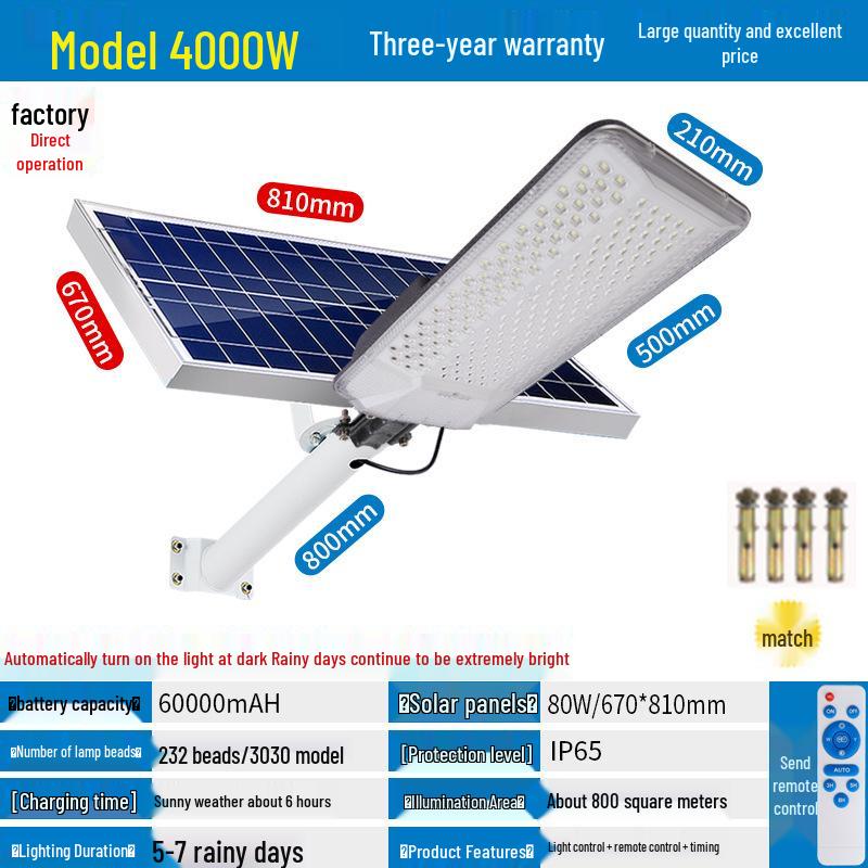 Super Bright Waterproof Solar Courtyard Lamp: Outdoor Wall & Street Lighting, 6-Meter Range