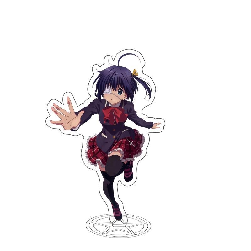 15cm Anime Take On Me Takanashi Rikka Acrylic Stand Action Figure Toy Figures Desktop Home Decoration
