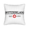 Switzerland Swiss Flag Mountains Pillowcase Printed Polyester Cushion Cover Decor Europe Throw Pillow Case Cover Seater Square