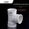 Liansu PVC DN110 White Tee Pipe Connector