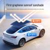 Tesla Model Y & 3 Sunroof Graphene Sunshade - New Version