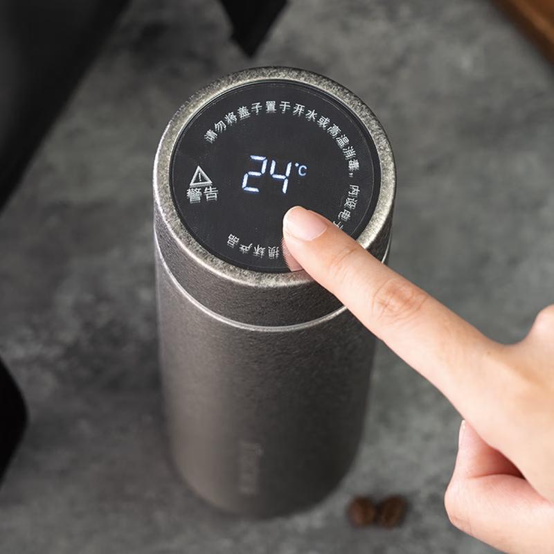 Kobach Smart Temp Display Titanium Cup