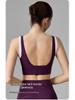 Women's Color Block Sports Bra with Chest Pads - U-Shaped Back Yoga Tank 2026