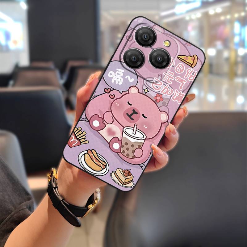 Graffiti Couple Phone Case For Blackview Shark9 5G Anti-dust Protective Cute Fashion Design Full wrap TPU Dirt-resistant