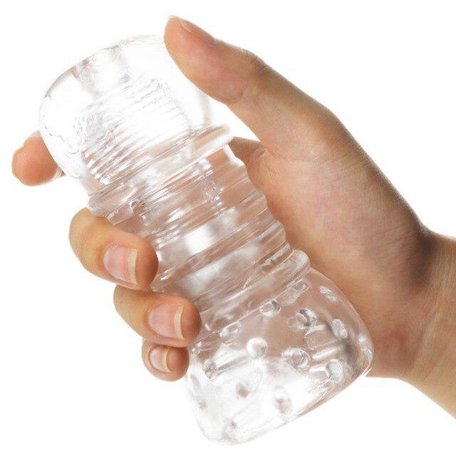 Male Masturbator Transparent Penis Trainer Sex Toys For Men Masturbatings Erotic Products Adult Toys