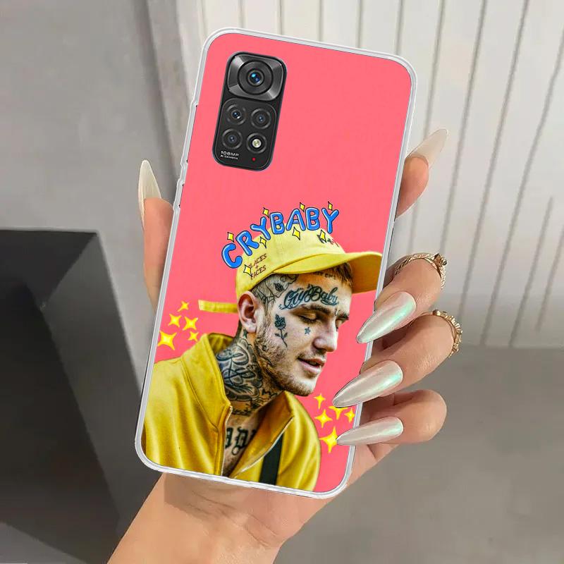 Lil Peep Sänger Handyhülle für Xiaomi Redmi Note 15 14 14S 13 12S 12 Pro 11S 11 Plus 11T 11E 10S Weiche Hülle Druckschale Redmi Nr.