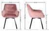 GUSTO velvet beige upholstered chair