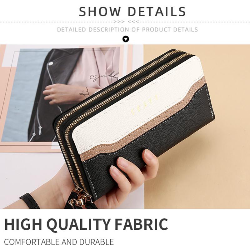 New Ladies' Wallets Long Girls Wallet with Large Capacity Double Ladies' Wallets.