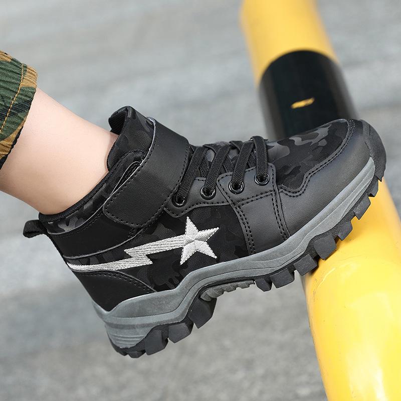 Nuove scarpe invernali in cotone per bambini, calde e morbide, di medie e grandi dimensioni