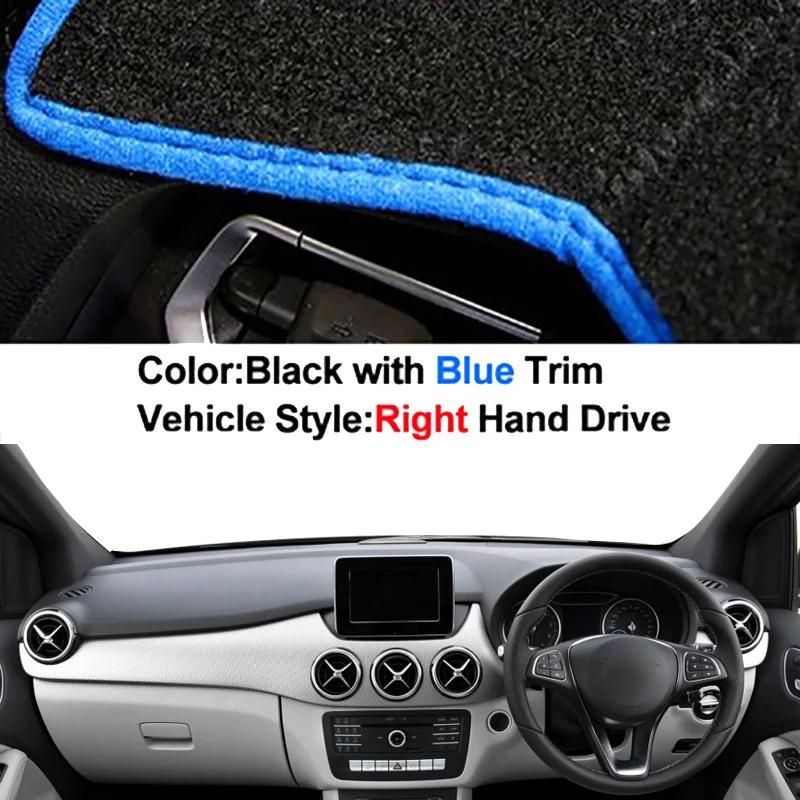 For Merce des-Benz B-Class (W246) 2012 - 2018  B-Klasse B160 B180 B200 LHD RHD DashMat 2017 2016Car Dashboard Cover Carpet