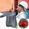 Hard Hat Sun Shield UV Protection Breathable Mesh Safety Helmet Sunshade for Industrial Outdoor Workers
