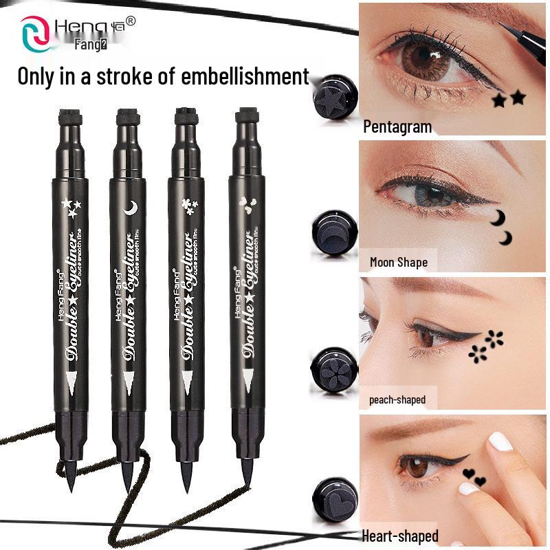 Hengfang Double-Ended Waterproof Smudge-Proof Lower Lash Stamp Eyeliner Pen