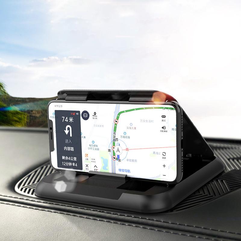 Universal Car Phone Holder Car Dashboard Anti-Slip Silicone Phone Holder Adjustable Smartphone Support