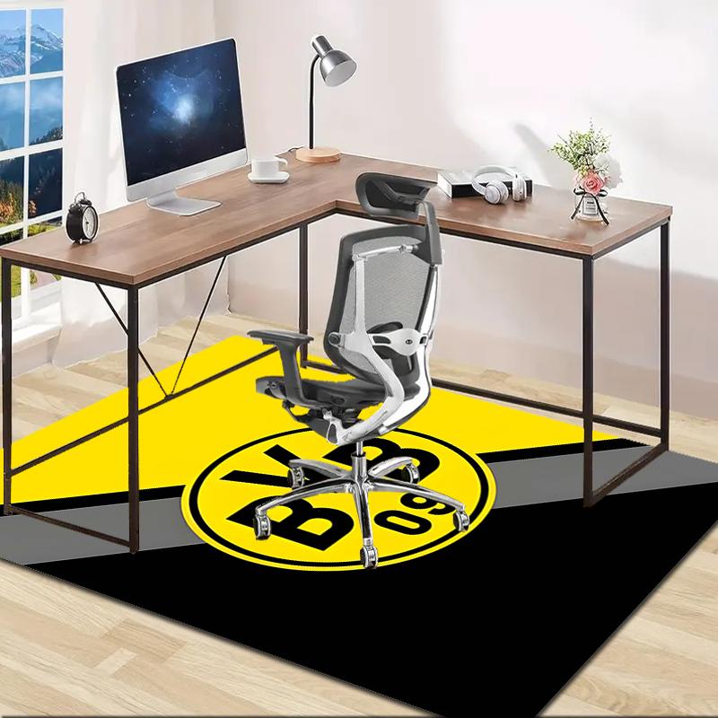 1 Stück Fußballteam-Design Teppich - Rutschfest, Weich & Gemütlich Fußmatte für Wohnzimmer, Schlafzimmer, Büro - Dekoteppich für Innen/Außen