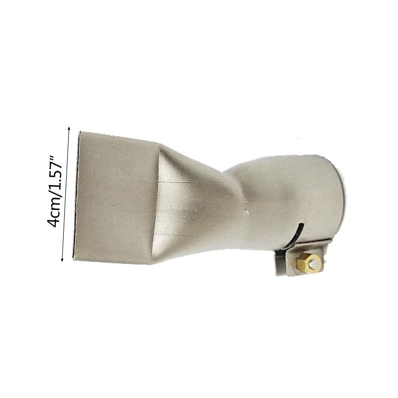 40mm Wide Flat Mouth Tubular Nozzle for Plastic Welding Torch Water-proof