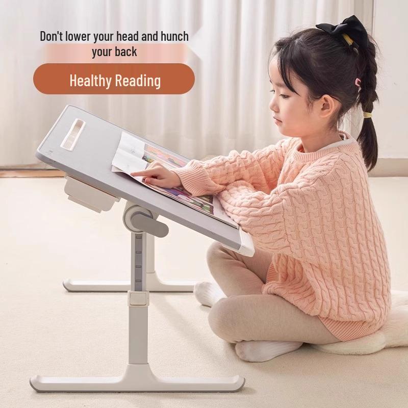 Adjustable Student Writing Table with Mobile Bracket for Bedroom or Dormitory