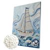 Pearl DIY Diamond Art Kits 11.8x15.7inch Diamond Painting Gem Art with Frame for Adults/Beginners Gift Idea Home Decor