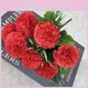 Handcrafted Carnation Silk Artificial Flowers Wedding Decor Photography Props