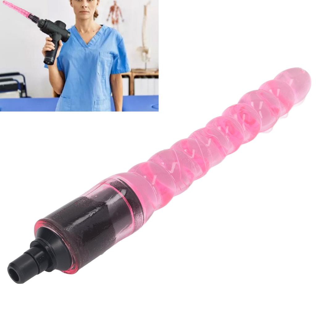 Fascia Massager Replacement Head Silicone Thread Muscle Massage Machine Head Pink