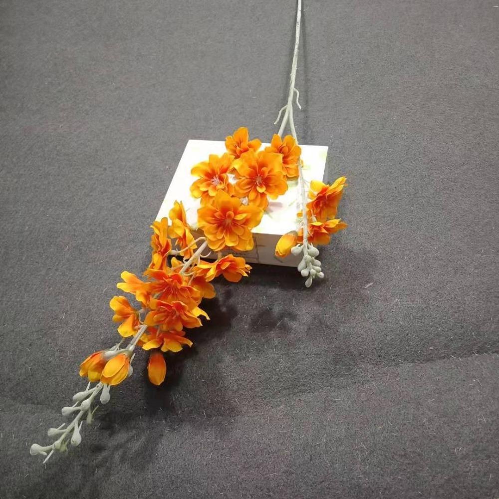 Artificial Flocking Delphinium Simulation Flowers, Wedding Flower Arrangement 2-pronged Large Delphinium Hotel Decoration Fake F