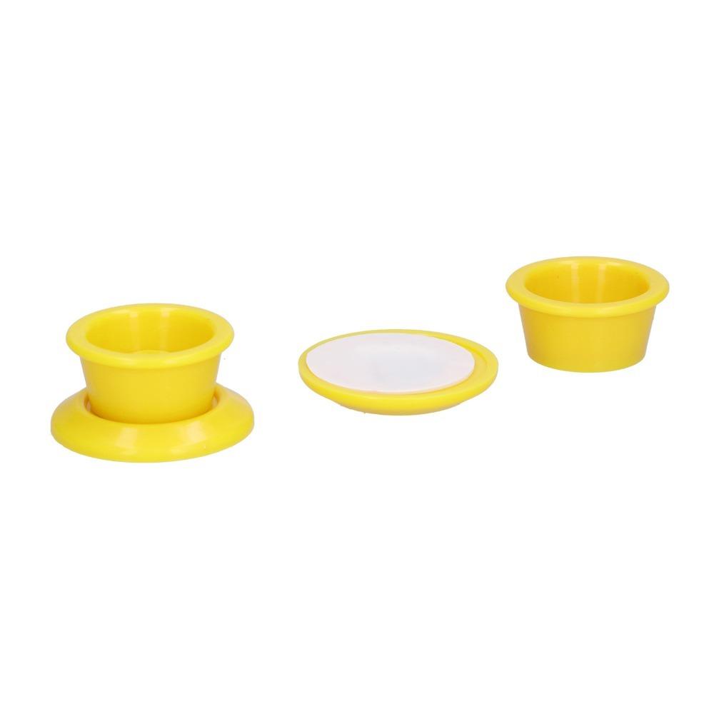 2 Stück Saugnapf Haustier Urinmatte Aufkleber Gelb Haustiertraining Matte Klemme Flache Oberfläche Installation