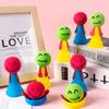 12pcs Cute Creative Jumping Doll Finger Stress Release Toys for Kids Birthday Party Favors Treat Boys Girls Reward Guest Gifts