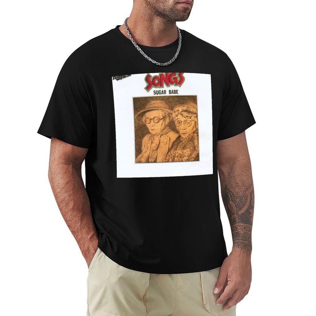 sugar babe, songs T-Shirt blanks T-shirts oversize summer 2025 compression shirt men