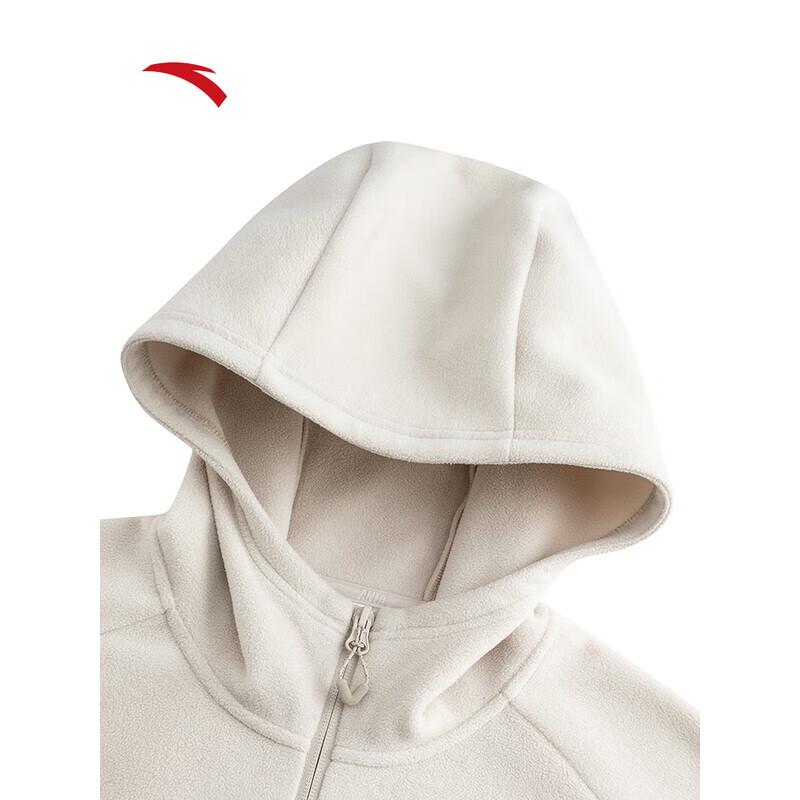 Anta Men's Lightweight Warm Hooded Fleece Jacket