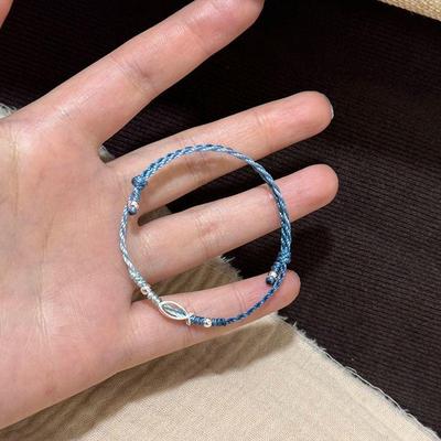 Blue Deep Sea Fish Handwoven Bracelet – Perfect Gift for Best Friend/Partner