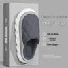 Plus Size Men's Indoor/Outdoor Cotton Slippers – Thick Sole, Autumn/Winter