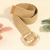 Woven Linen Women Waist Belt Fashion Waist Accessory for Skirts Dresses Bohemian Styles Waist Decoration for Festival