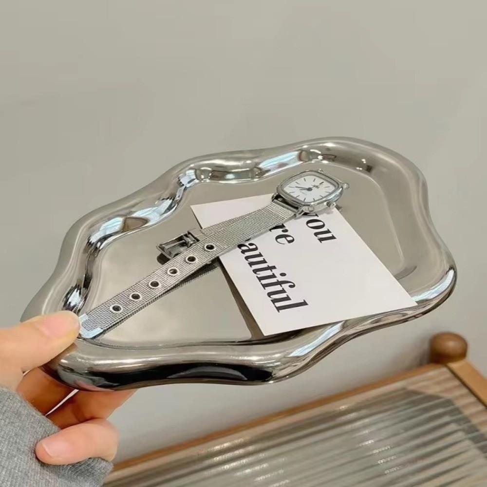 Mini Storage Plate Cloud Shape Jewelry Display Plate Creative Jewelry Dish  Watches/Keys Storage
