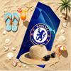 football club.C Print Beach Towel, Versatile Lightweight Absorbent Beach Towel for Pool Surf Yoga Bathroom, Perfect Birthday Holiday Gift