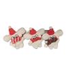 Cartoon Animal Christmas Dog Pendant Cute Plush Puppy Keychain  Christmas Decorations